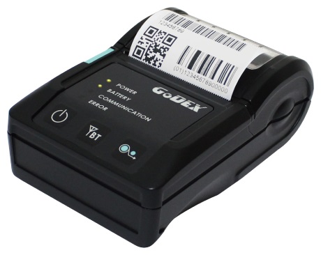 Godex MX20/MX30/MX30+ - мобильный принтер для термопечати.